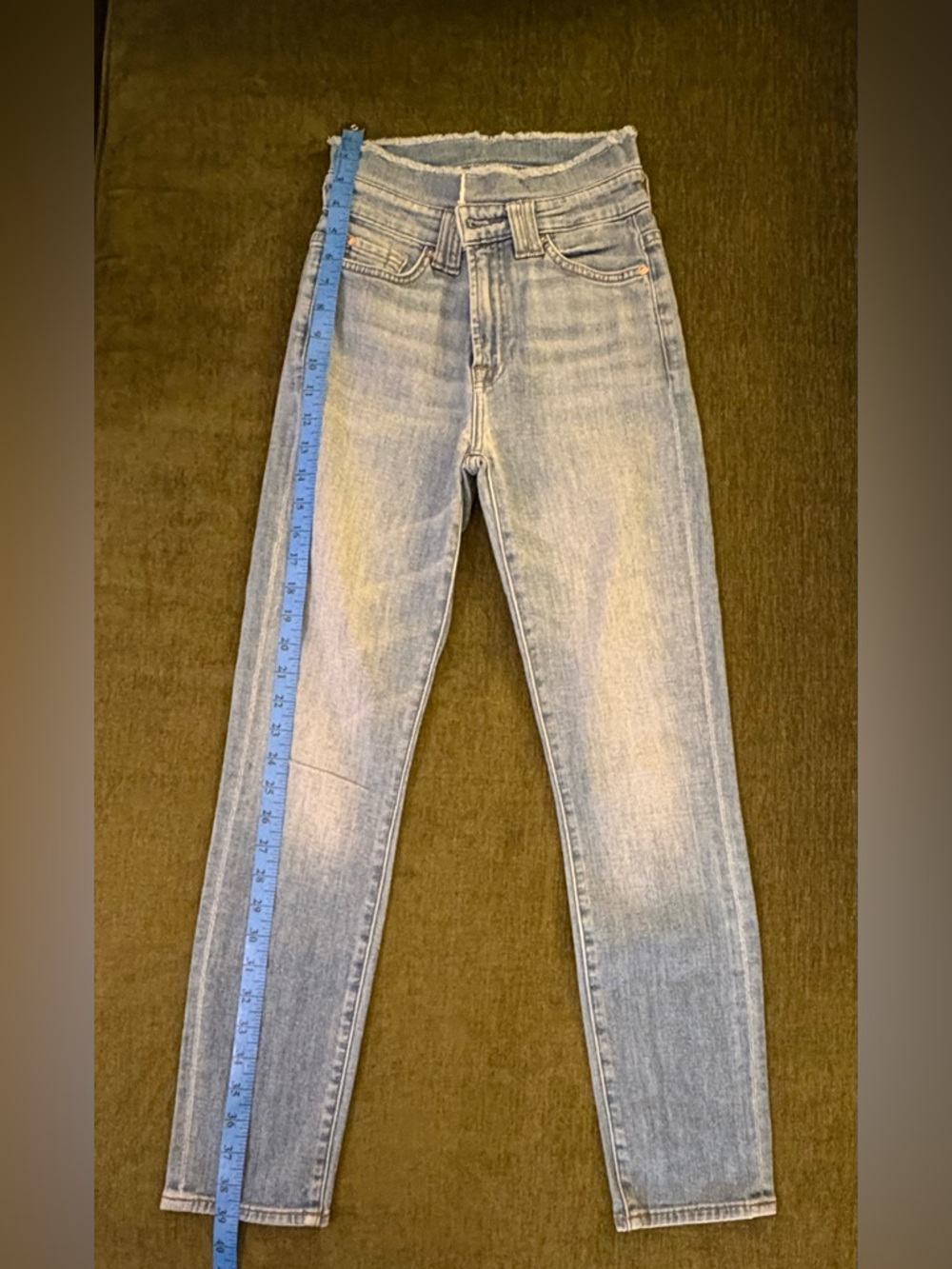 7 For All Mankind Light Blue Denim Jeans